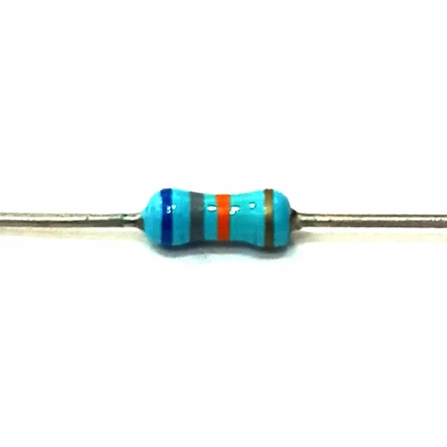 مقاومت 120 کیلو اهم 0.25 وات ژاپنی