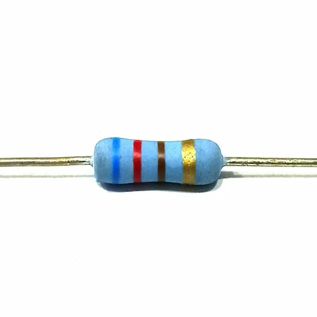 مقاومت ژاپنی 620 اهم 0.5 وات