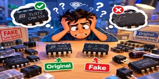 چگونه قطعات الکترونیکی تقلبی را از اورجینال تشخیص دهیم؟