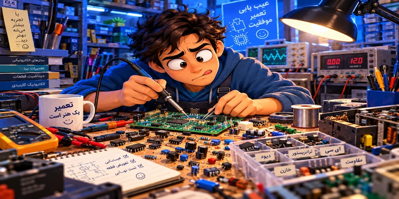 پرکاربردترین قطعات الکترونیک برای تعمیرکارها