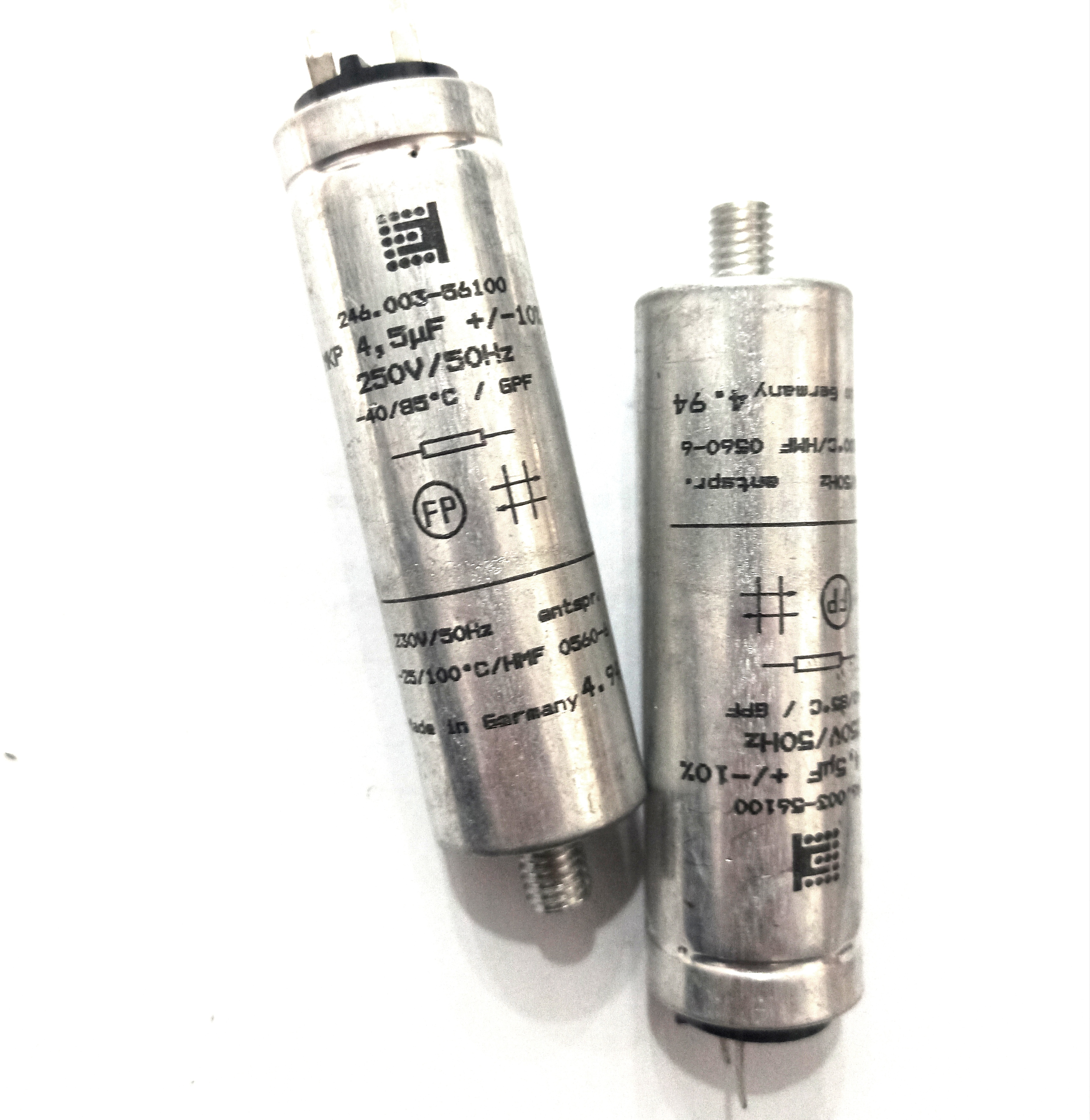 خازن MKP آلمانی 4.5 میکرو فاراد 250 ولت AC